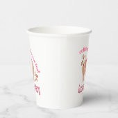 コーヒーを飲む感じと引用文が減るおもしろい 紙コップ (右)