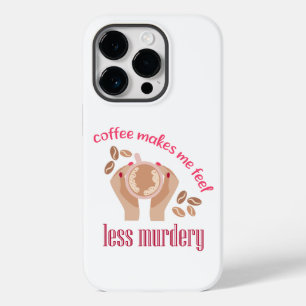 コーヒーを飲む感じと引用文が減るおもしろい Case-Mate iPhone 14 PROケース