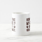 コーヒーを飲む方法 コーヒーマグカップ (中央)