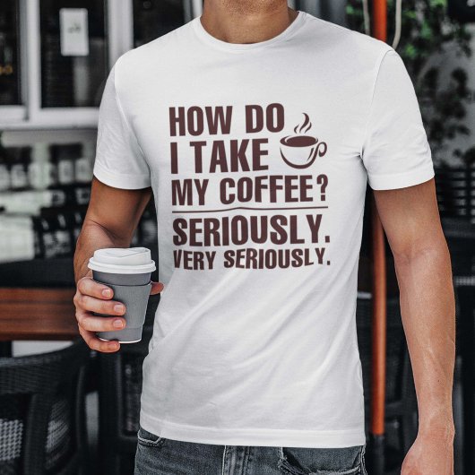 コーヒーを飲む方法 Tシャツ