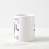 コーヒーを飲む紫の魔女 コーヒーマグカップ (中央)