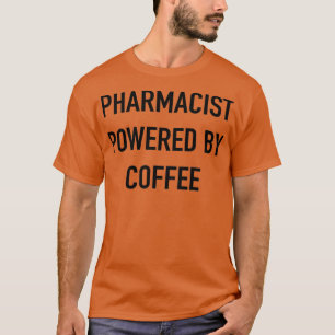 コーヒーを飲む薬剤師 Tシャツ