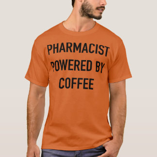 コーヒーを飲む薬剤師 Tシャツ