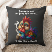 コーヒーを飲む クッション (ブランケット)