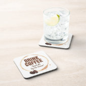 コーヒーを飲む コースター (右側)
