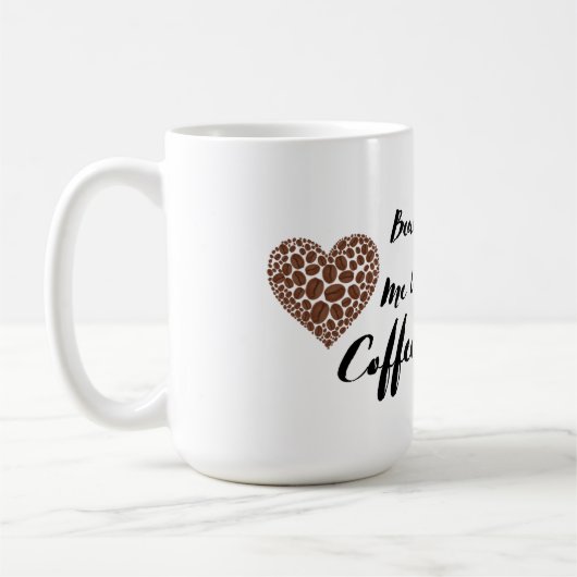 コーヒーを飲む コーヒーマグカップ (左)