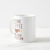 コーヒーを飲む コーヒーマグカップ (正面左)