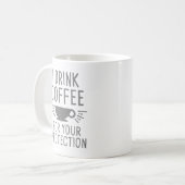 コーヒーを飲む コーヒーマグカップ (正面左)