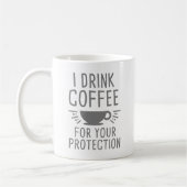 コーヒーを飲む コーヒーマグカップ (左)