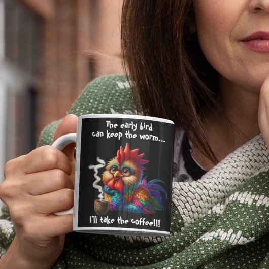 コーヒーを飲む! ジャンボコーヒーマグカップ