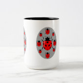 コーヒーを飲む ツートーンマグカップ (中央)