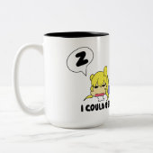 コーヒーを飲む ツートーンマグカップ (左)