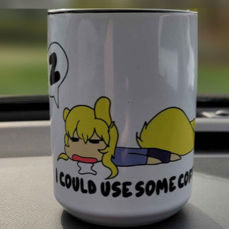 コーヒーを飲む ツートーンマグカップ