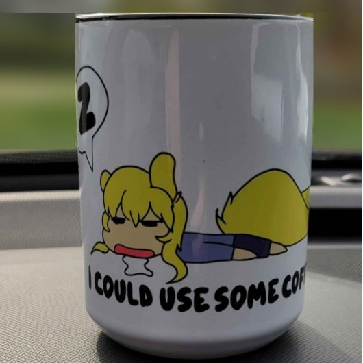 コーヒーを飲む ツートーンマグカップ