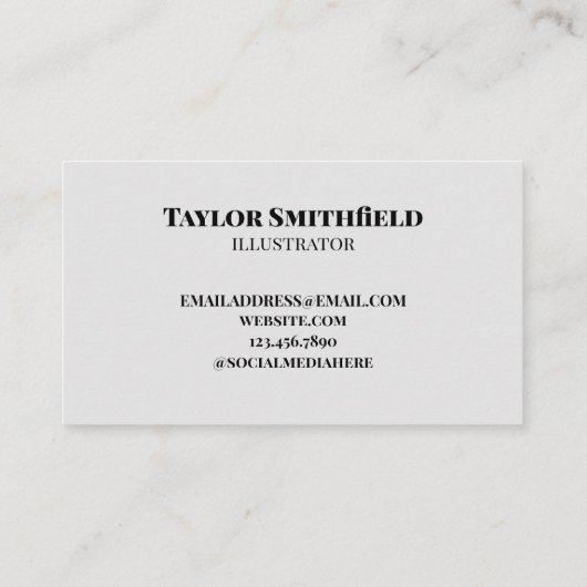 コーヒーを飲もう 名刺 (裏面)