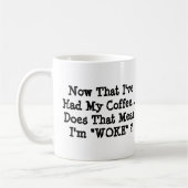 コーヒーを飲んだので目が覚めた？ コーヒーマグカップ (左)