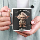 コーヒーを飲んだ方が… ジャンボコーヒーマグカップ