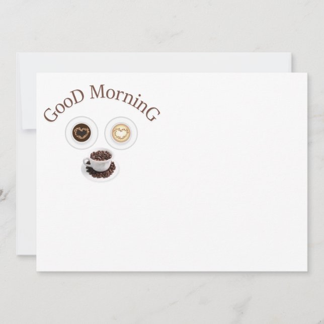 コーヒーを飲んでおはよう (正面)