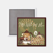 コーヒーを飲んでくれたね マグネット (正面/裏面)