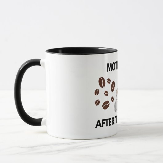 コーヒーを飲んでやる気を出す！モチベーションマグ マグカップ (左)