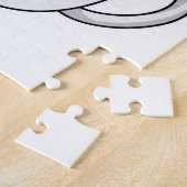 コーヒーを飲んでパグ ジグソーパズル (側面)