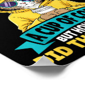 コーヒーを飲んで人生が始まるという人もいる ポスター (角)