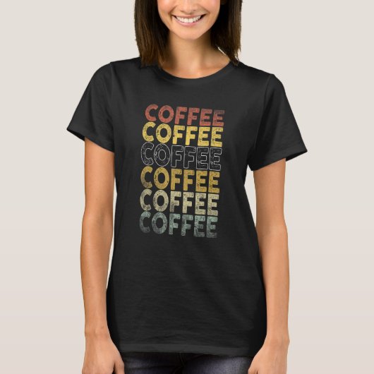 コーヒーを飲んで分かってるよ Tシャツ (正面)