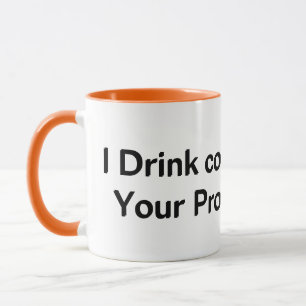 コーヒーを飲んで守ってくれ マグカップ