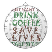 コーヒーを飲んで救飲みに行きたい ダーツボード (正面)