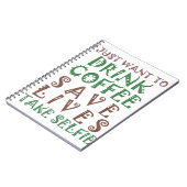 コーヒーを飲んで救飲みに行きたい ノートブック (左側)