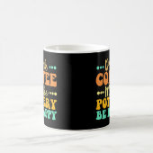 コーヒーを飲んで陶器を幸せにする コーヒーマグカップ (中央)