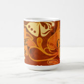 コーヒーを飲んで！ヴィンテージアートコーヒーマグ コーヒーマグカップ (中央)