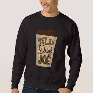 コーヒーを飲リラックスみながら、より多くのJoe Hand Lett スウェットシャツ