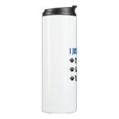 コーヒーを飲救み、動物、昼寝を取る タンブラー (回転左)