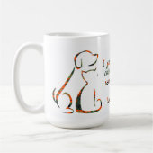 コーヒーを飲救む、動物、昼寝を取る – Pet Lover コーヒーマグカップ (左)