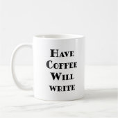 コーヒーを飲書む コーヒーマグカップ (左)