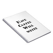 コーヒーを飲書む ノートブック (右側)