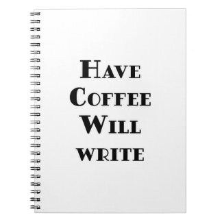 コーヒーを飲書む ノートブック
