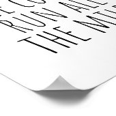 コーヒーを飲走み尽くす ポスター (角)