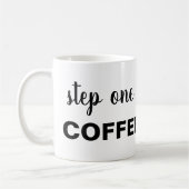 コーヒーを1杯飲む コーヒーマグカップ (左)