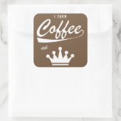 コーヒーをKOMに変える スクエアシール (バッグ)