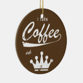 コーヒーをKOMに変える セラミックオーナメント (右)