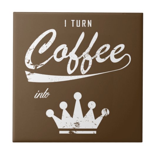 コーヒーをKOMに変える タイル (正面)