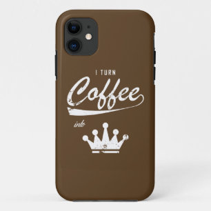 コーヒーをKOMに変える iPhone 11 ケース