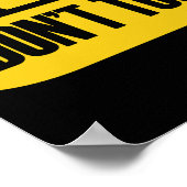 コーヒーをtouchしない ポスター (角)