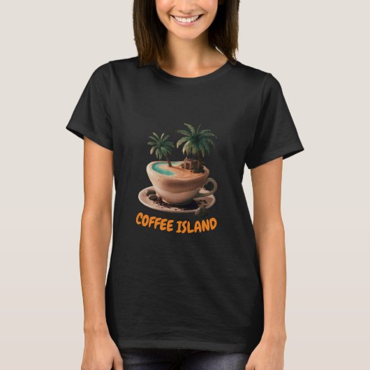 コーヒーアイランド Tシャツ (正面)