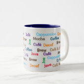 コーヒーアニーランゲージ ツートーンマグカップ (正面右)