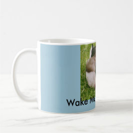 コーヒーアヒル寝るマグカップの後に私を起こす コーヒーマグカップ