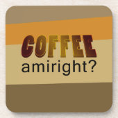 コーヒーアミライト？ コースター (正面)