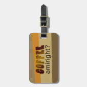 コーヒーアミライト？ ラゲッジタグ (正面縦)